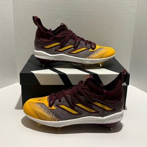 Adidas Men’s Adizero Afterburner Arizona Sun Devils Metal Baseball Cleats IF1684